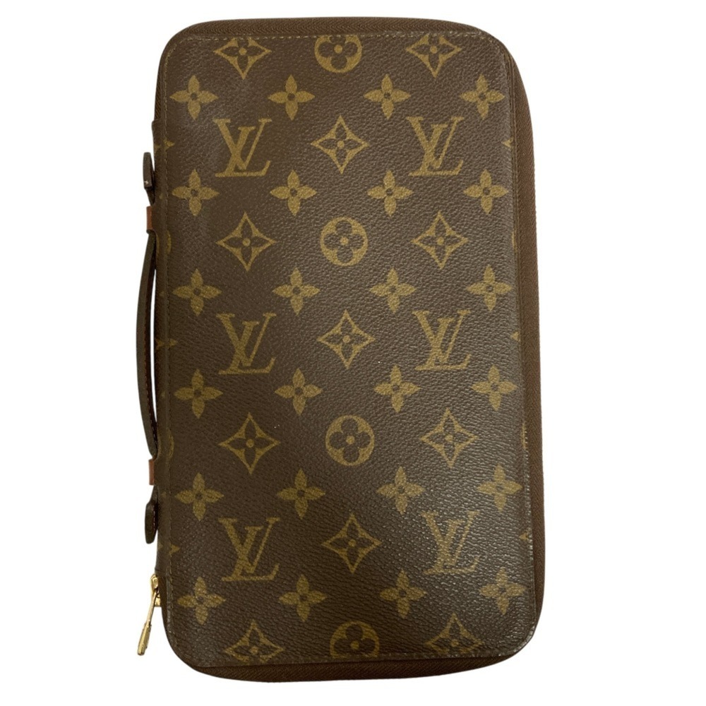 LOUIS VUITTON Brown Monogram Pochette Clutch Bag